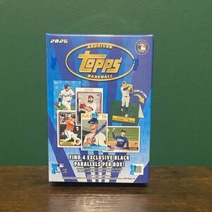 2025 Topps Archives Baseball Blaster Box - 7 packs 56 cards. NIB.